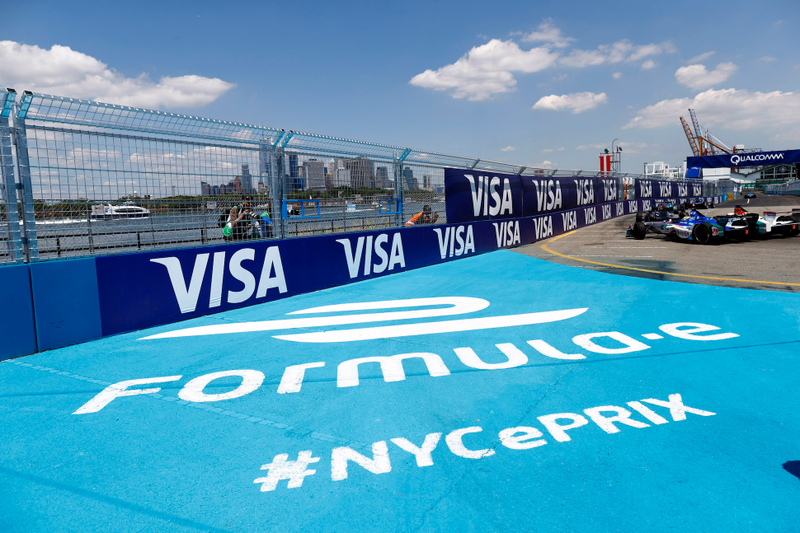 This was about as much room as the drivers had. Photo credit: Getty Images